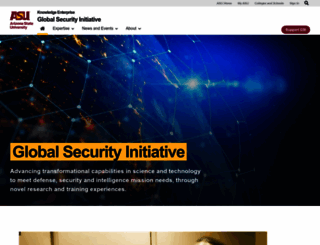 globalsecurity.asu.edu screenshot
