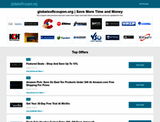 globalsoftcoupon.org screenshot
