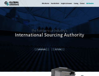 globalsolutionsfoodequipment.com screenshot