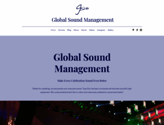globalsoundmanagement.com screenshot