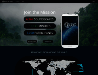 globalsoundscapes.org screenshot
