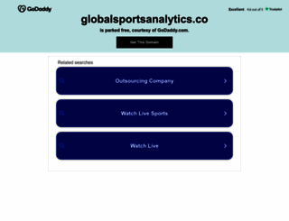 globalsportsanalytics.co screenshot