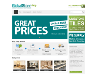 globalstoneshop.co.uk screenshot