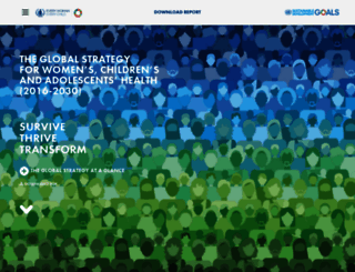 globalstrategy.everywomaneverychild.org screenshot