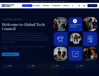 globaltechcouncil.org screenshot