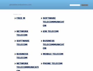 globaltelecombusiness.com screenshot