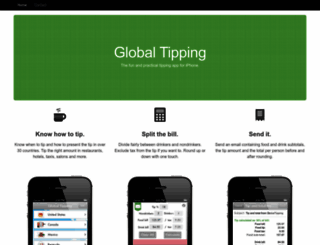globaltippingapp.com screenshot