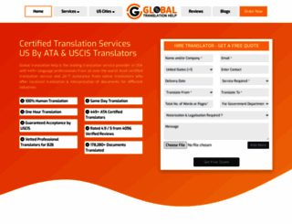 globaltranslationhelp.com screenshot