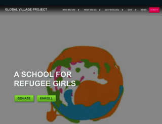 globalvillageproject.org screenshot