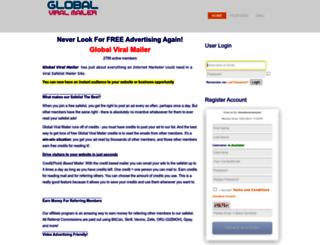 globalviralmailer.com screenshot