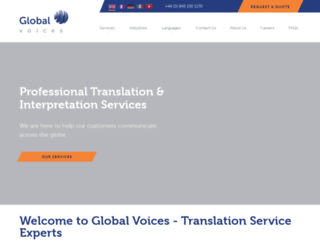 globalvoices.co.uk screenshot
