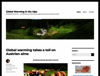 globalwarminginthealps.wordpress.com screenshot