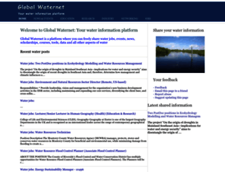 globalwaternet.com screenshot