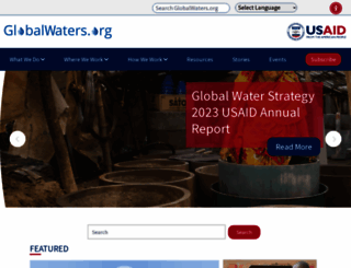 globalwaters.org screenshot