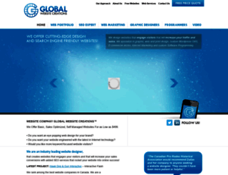 globalwebsitecreations.com screenshot