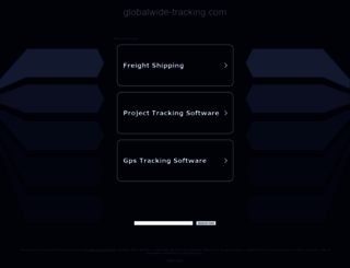 globalwide-tracking.com screenshot
