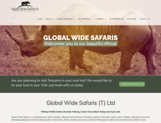 globalwidesafaris.com screenshot