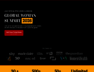 globalwomansummit.com screenshot