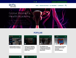 globalwomenshealthacademy.org screenshot