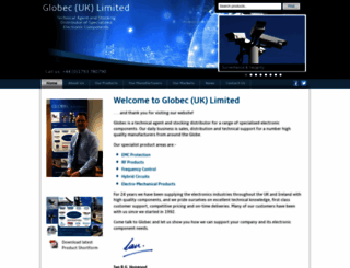 globec.co.uk screenshot