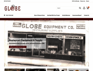 globeequipment.com screenshot