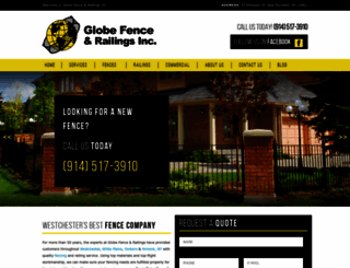 globefenceny.com screenshot