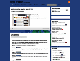 globeofblogs.com screenshot