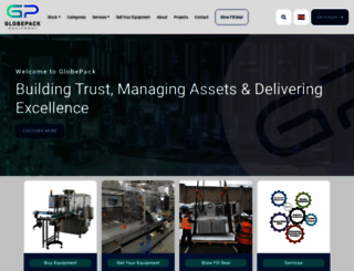 globepackequipment.com screenshot