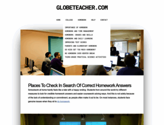 globeteacher.com screenshot