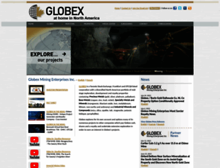 globexmining.com screenshot