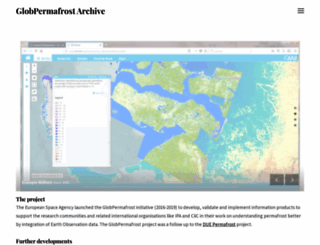 globpermafrost.info screenshot