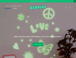 gloplay.squarespace.com screenshot