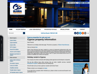 gloriaproperties.eu screenshot