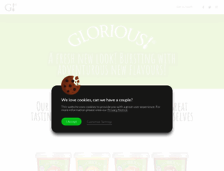 gloriousfoods.co.uk screenshot