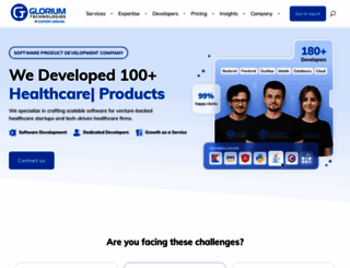 gloriumtech.com screenshot