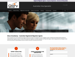 glory.net.au screenshot