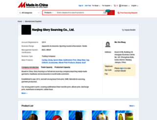 glorysourcing.en.made-in-china.com screenshot