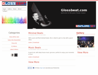 glossbeat.com screenshot