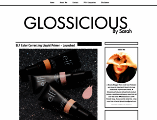 glossicious.blogspot.com screenshot