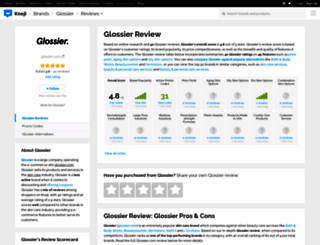 glossier.knoji.com screenshot