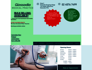 glossodiamedical.com.au screenshot