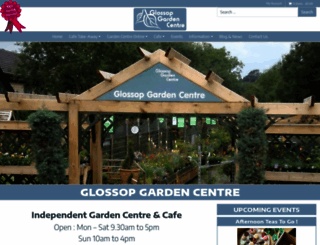 glossopgardencentre.com screenshot