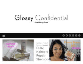 glossyconfidential.com.au screenshot