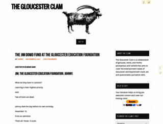 gloucesterclam.com screenshot
