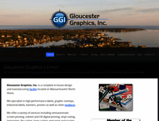 gloucestergraphics.com screenshot