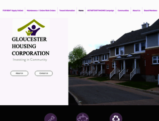 gloucesterhousing.ca screenshot