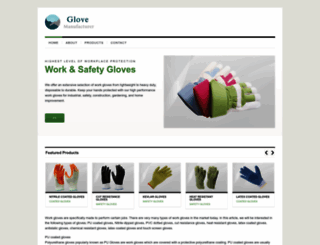 glovemanufacturer.com screenshot