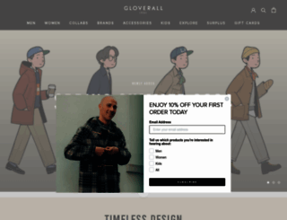 gloverall.com screenshot