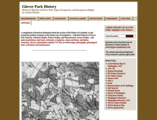 gloverparkhistory.com screenshot