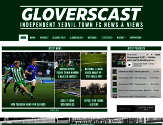 gloverscast.co.uk screenshot